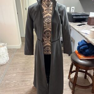 VENUS - Gray Detachable Trench Coat